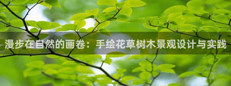 新宝gg推荐：漫步在自然的画卷：手绘花草树木景观设计与实践